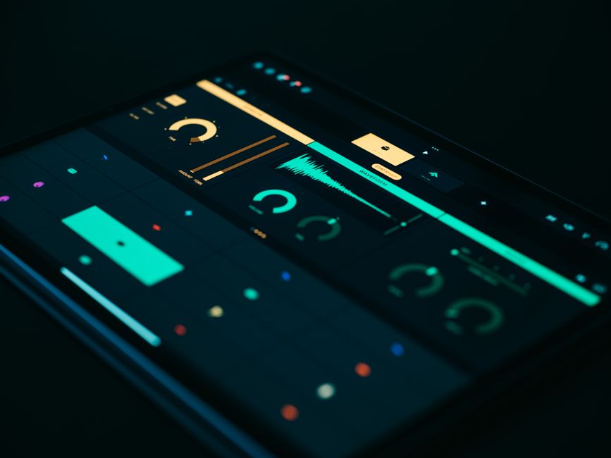 Tablet s modernim UI elementima